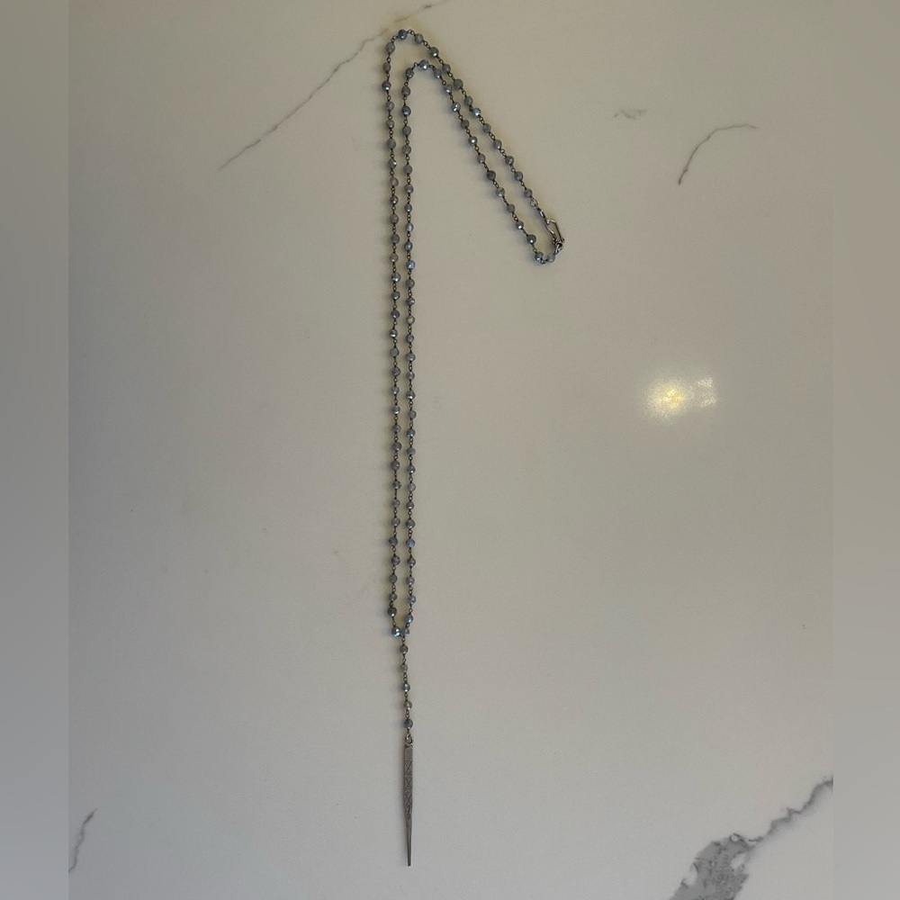 Chan Luu Mystic Labradorite Classic Long Dagger Necklace